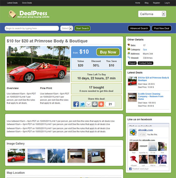 dealpress daily deal wordpress theme