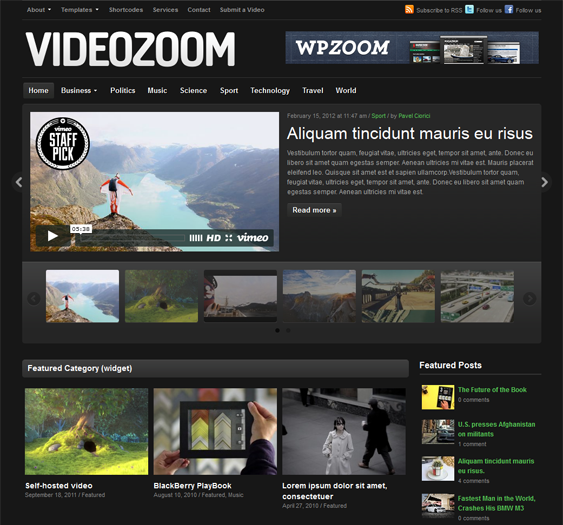 videozoom wordpress theme
