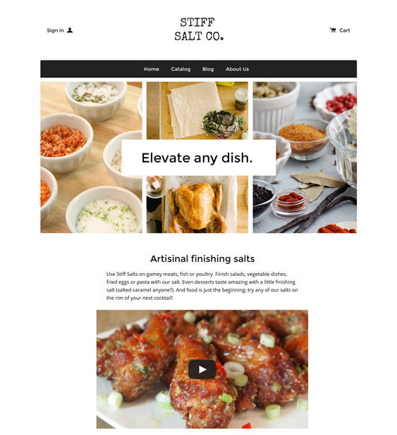 solo clean food drink shopify theme