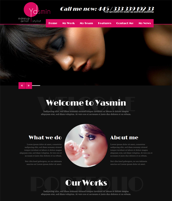 yasmin dark wordpress theme