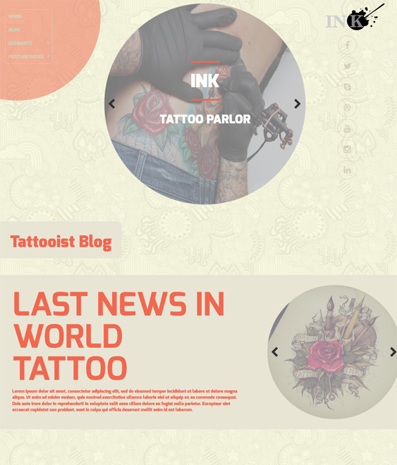 ink tattoo wordpress theme