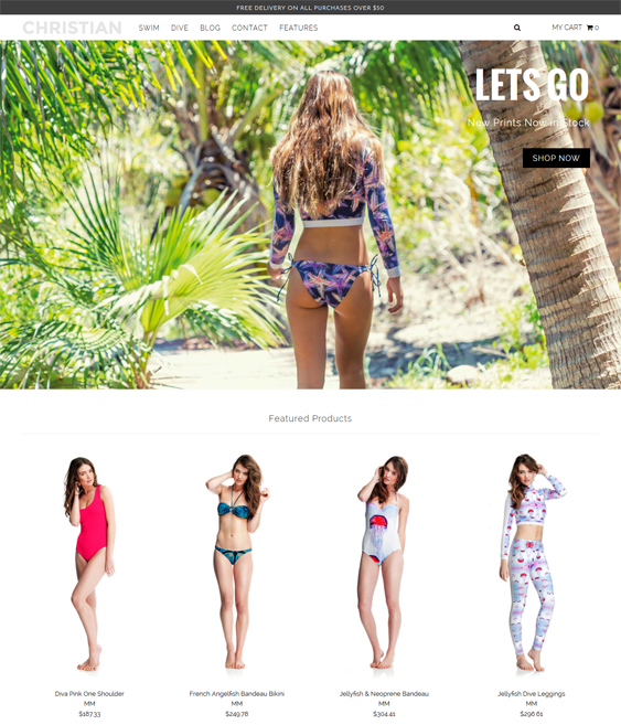 coco swimwear lingerie shopify themes