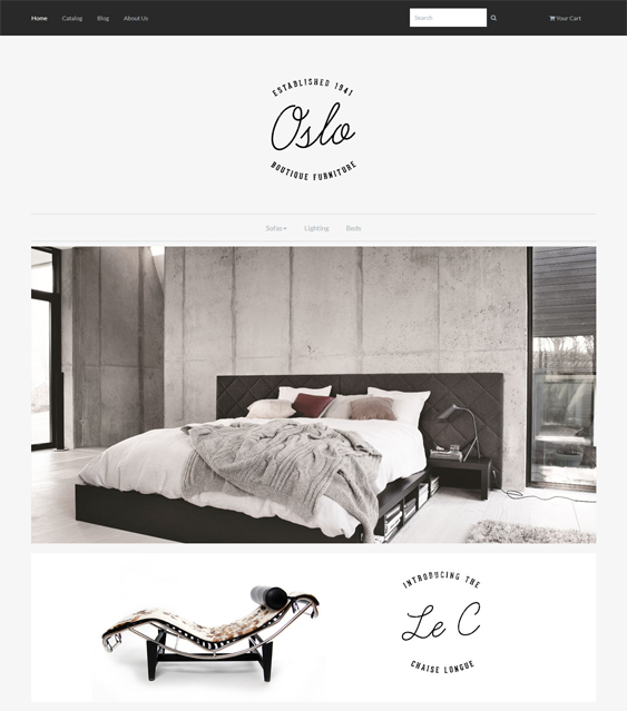 oslo furniture shopify theme