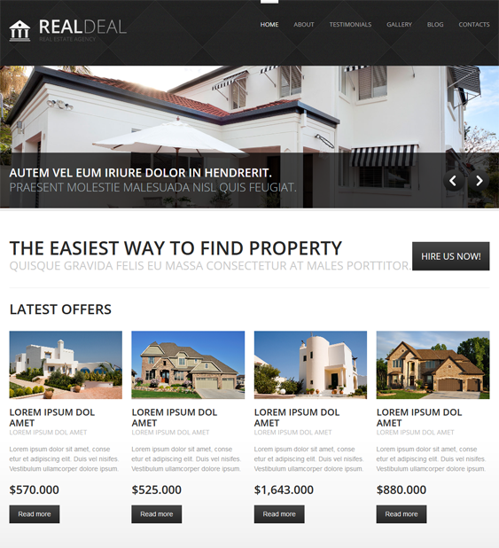 real estate joomla templates