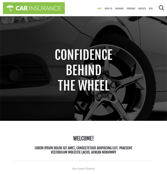 car insurance wordpress themes