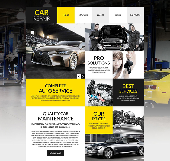 car workshop car mechanic repair shop wordpress themes