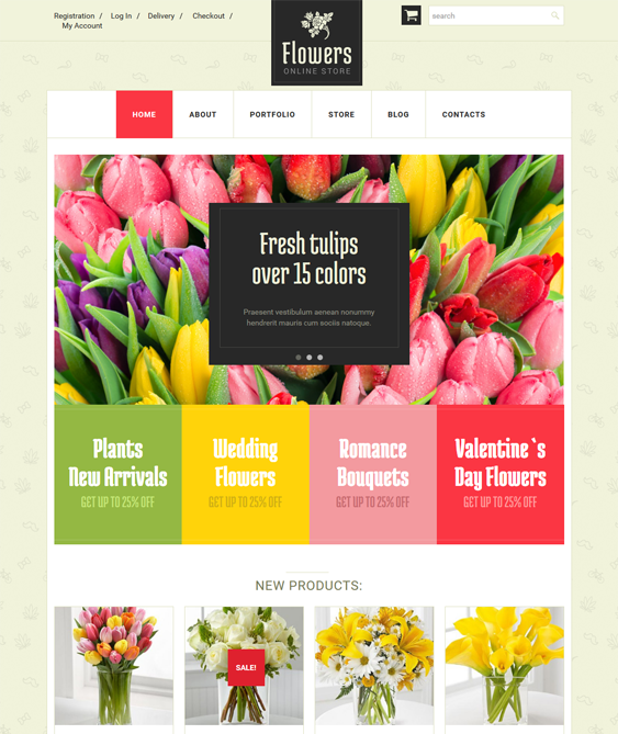 floristic florist wordpress theme
