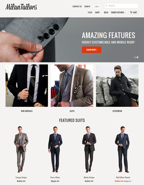 mobilia milan mens clothing accessories shopify themes