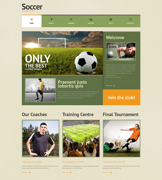 soccer sports wordpress themes