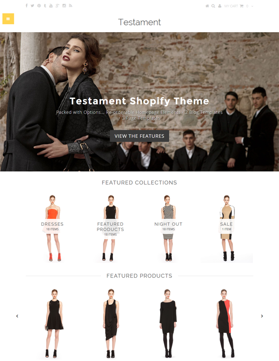 testament exodus shopify themes clothing stores