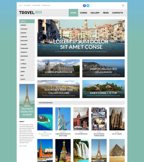  travel wordpress themes guide