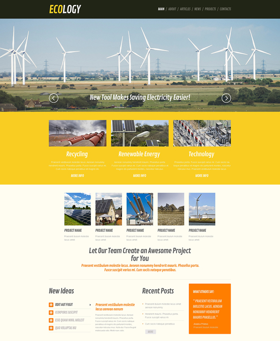 wind organic eco-friendly wordpress themes