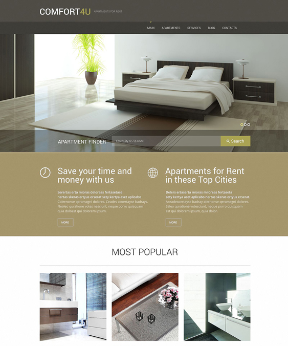 apartments for real estate wordpress themes