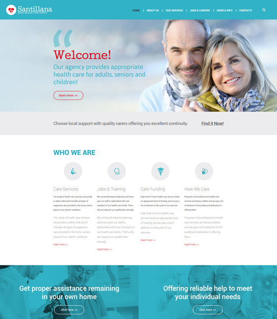 home healthcare medical drupal themes