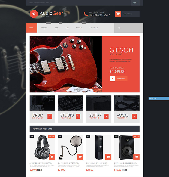 musical music shopify themes