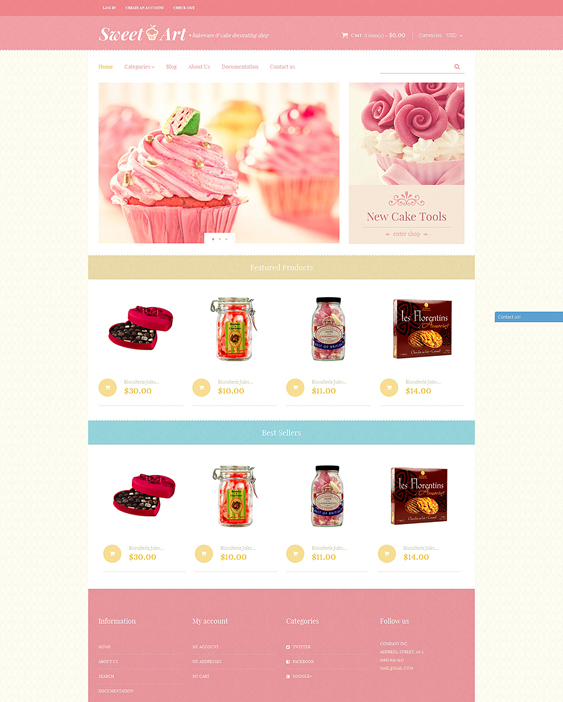 sweet shop food drink shopify themes