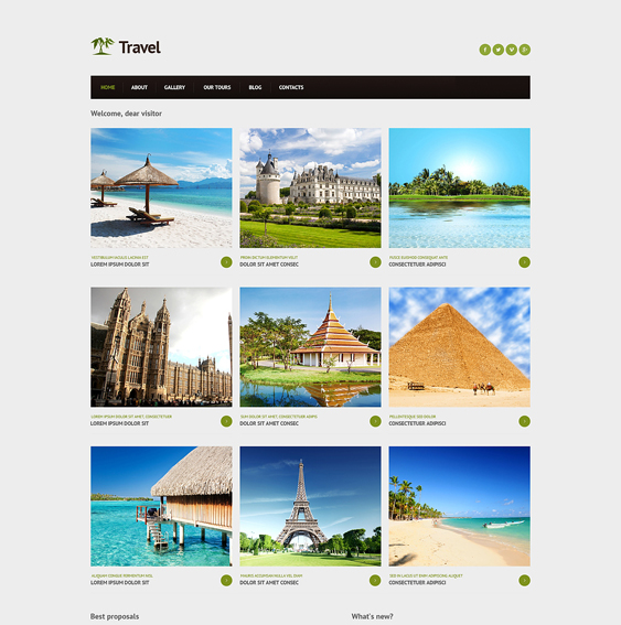 travel tourism joomla templates agency