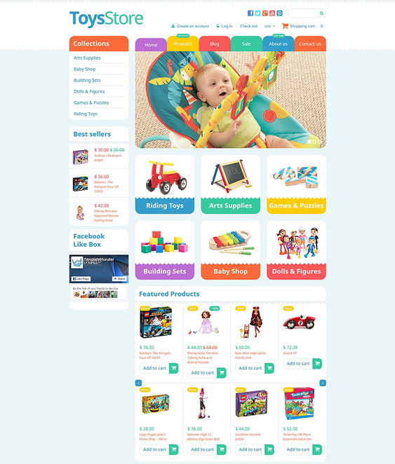 toy toys games shopify themes