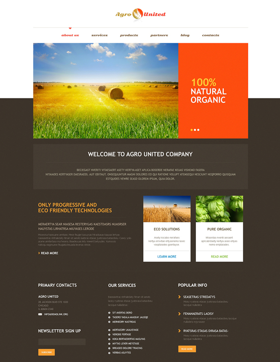 farm agriculture wordpress themes 3