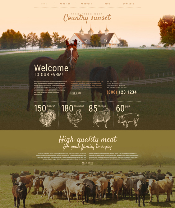 country farm agriculture wordpress themes