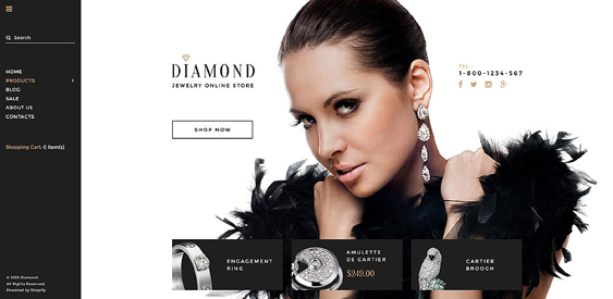 diamond responsive shopify themes