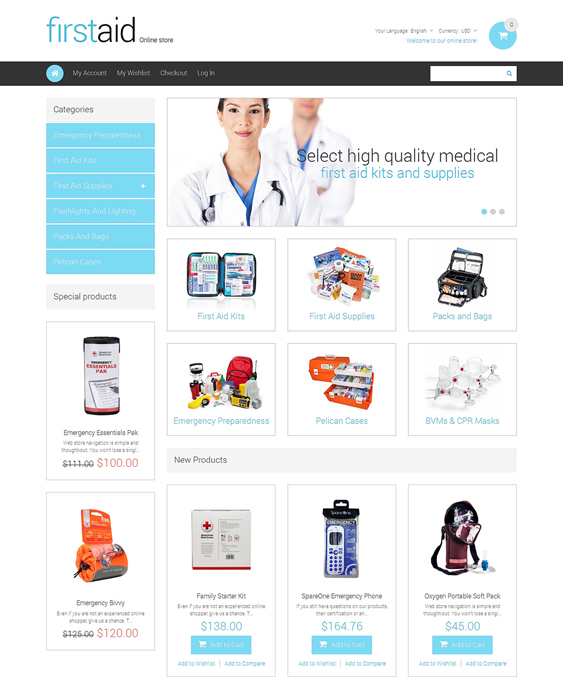 drug store2 medical magento themes