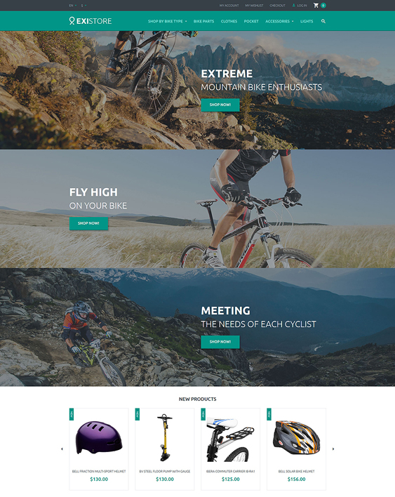 existore sports fitness magento themes