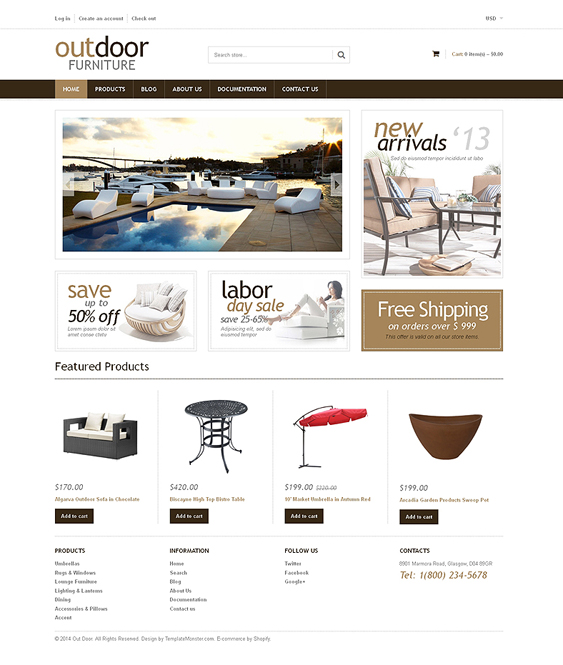 furniture shopify themes