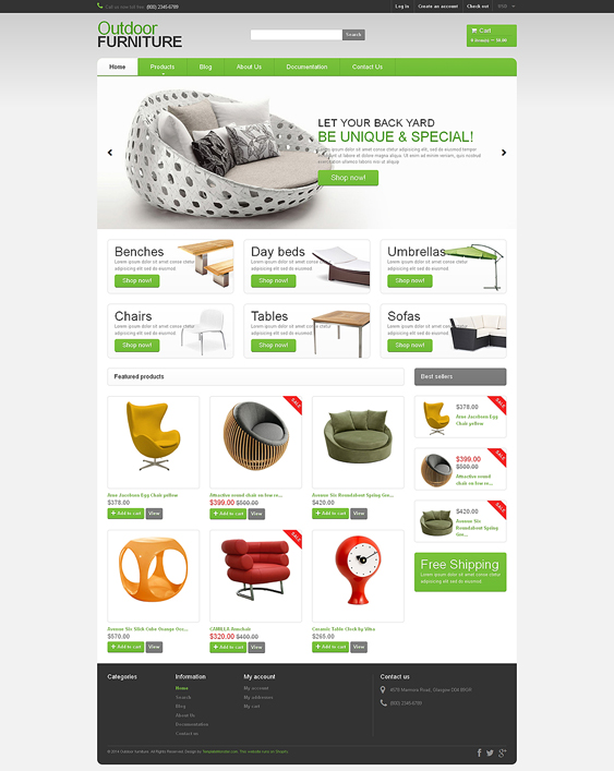 furniture shopify themes 2