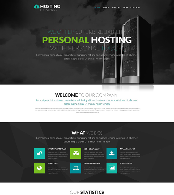 web hosting wordpress themes provider