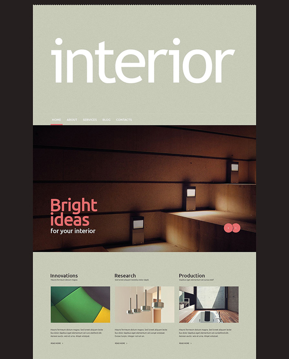 interior design wordpress themes 1