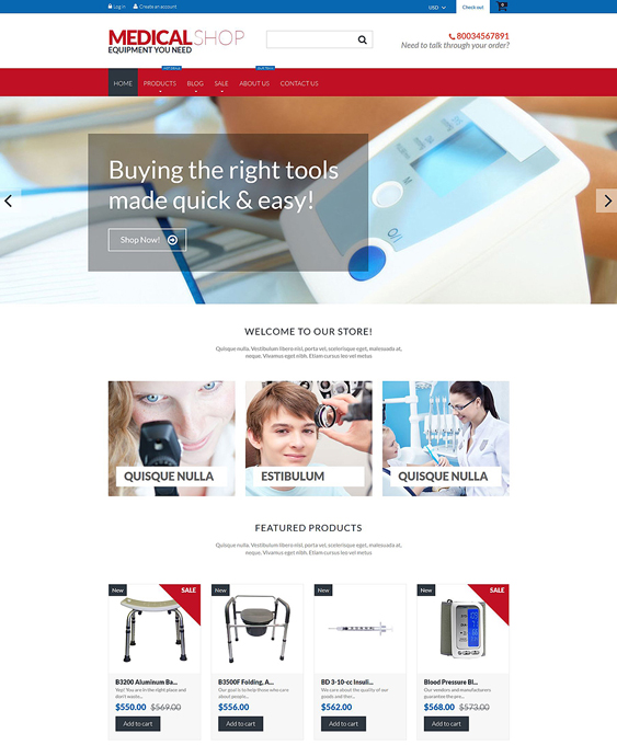 medical shopify themes 1