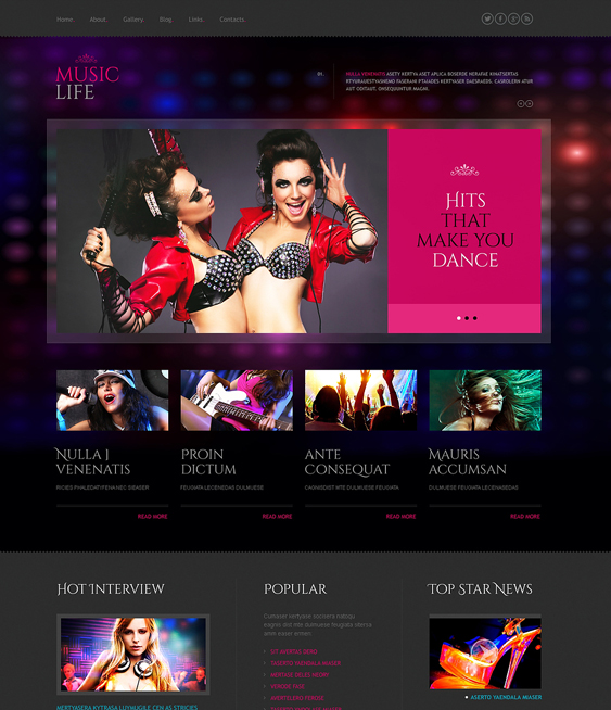 night wordpress themes for clubs 5