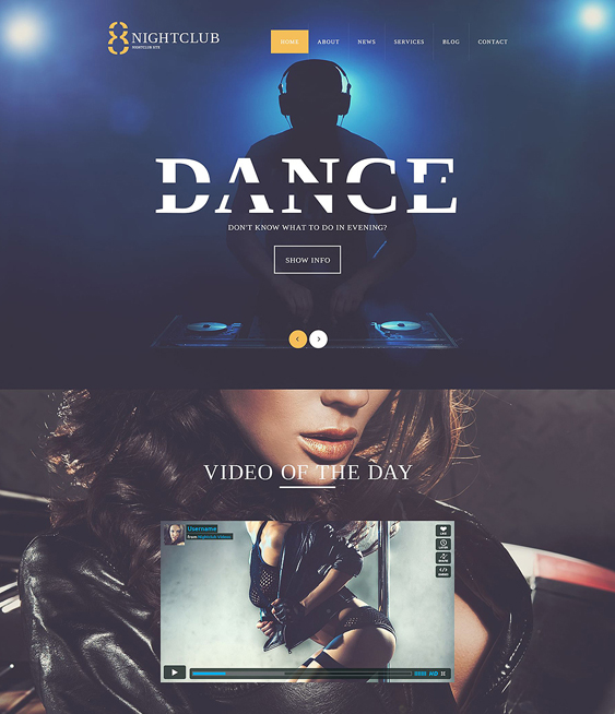 nightlife wordpress themes for clubs