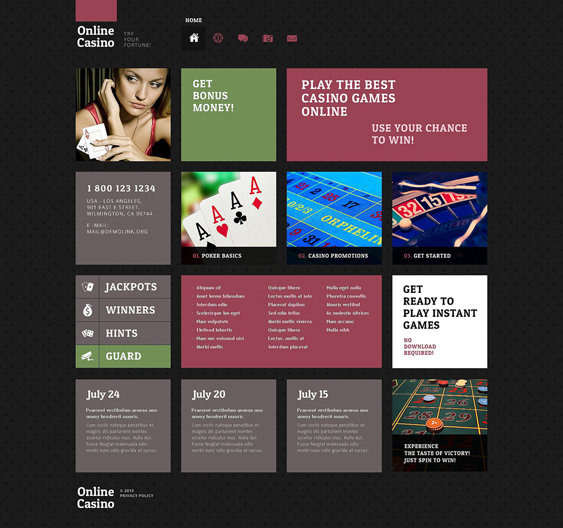 online casino wordpress themes 2
