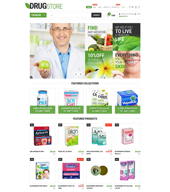 pharmaceutical medical shopify themes