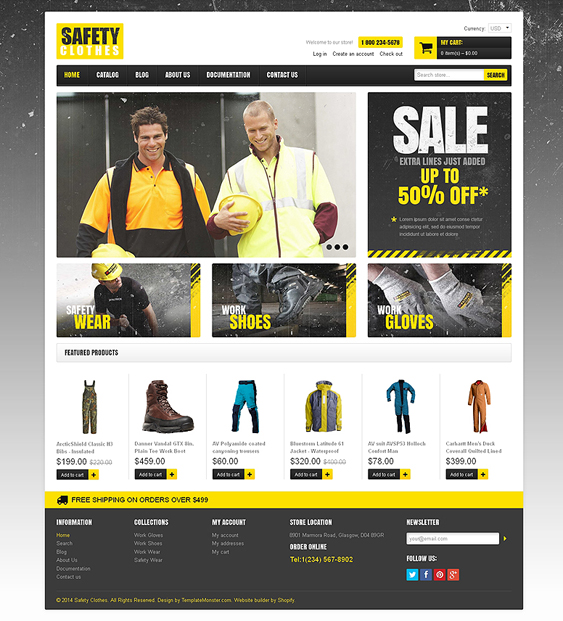 security clothing shopify themes