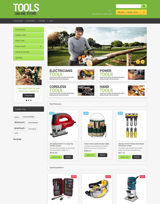 free Responsive Shopify Themes For Mobile-friendly Online Tool And Hardware Stores