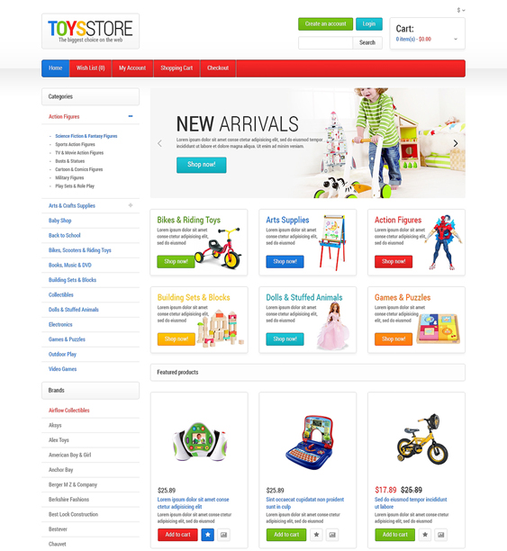toys3 kids opencart themes