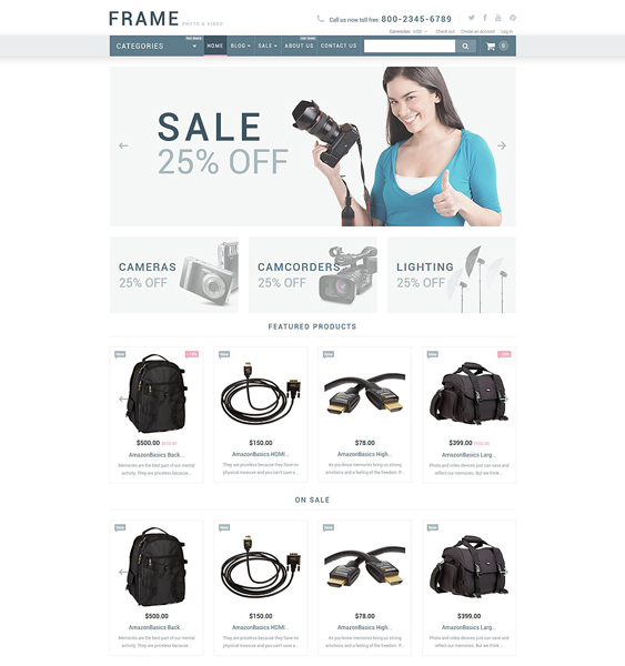 video store clean shopify themes