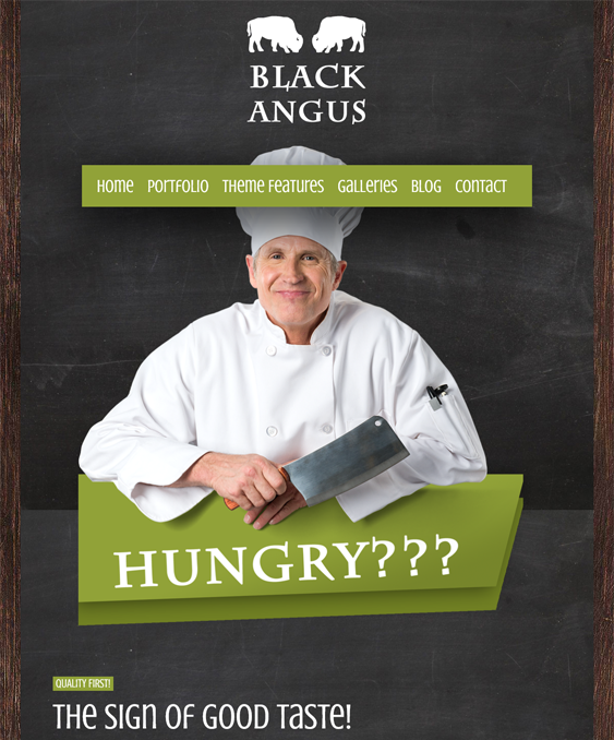 black angus restaurant wordpress themes