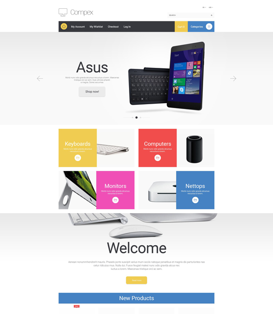 compex magento themes electronic stores