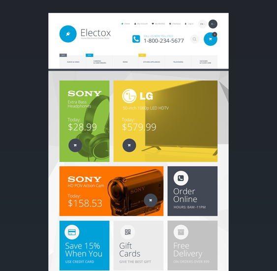 electox magento themes electronic stores