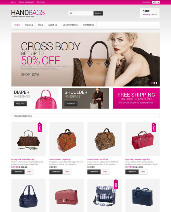 handbags purses shopify themes 2