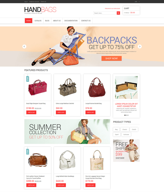 handbags purses shopify themes 3