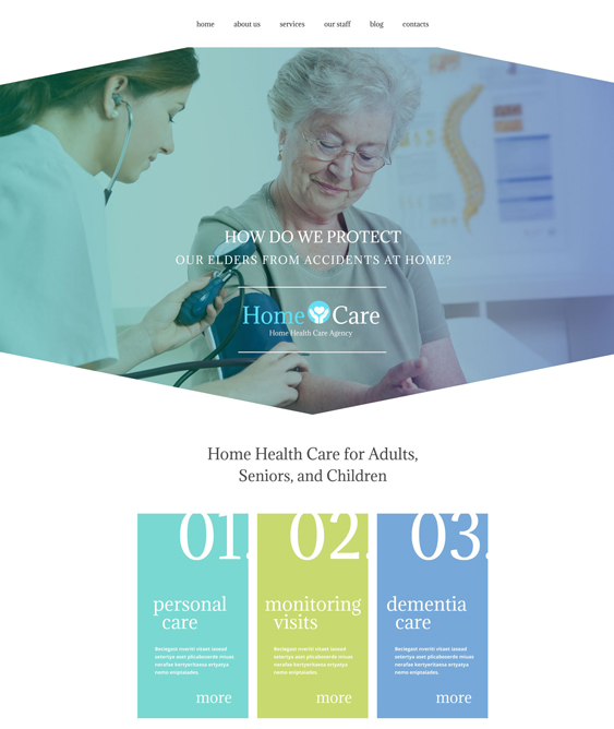 home care medical wordpress themes