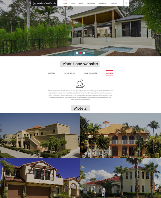 hotels clean drupal themes