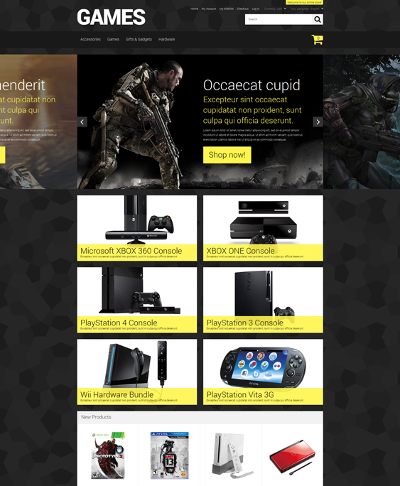 store magento themes electronic stores