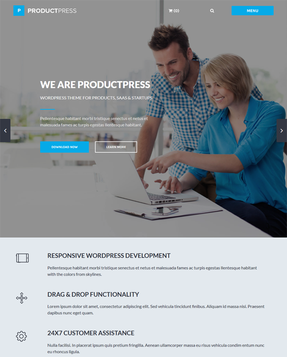 productpress easy digital downloads wordpress themes