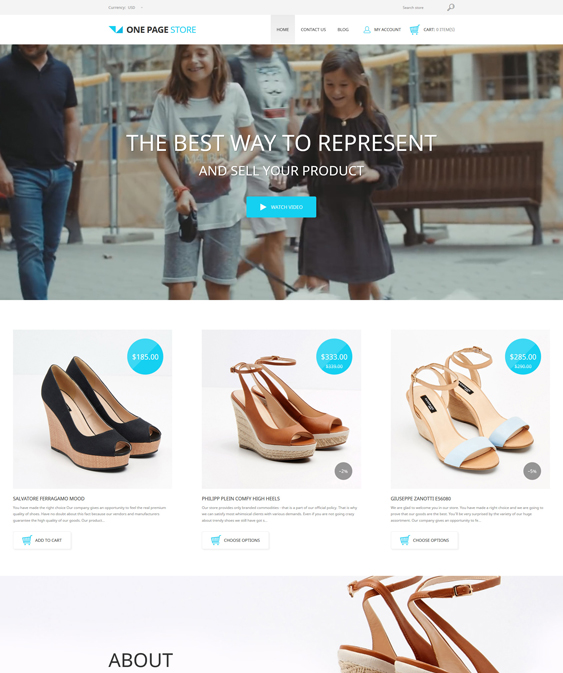 shoe responsive shopify themes